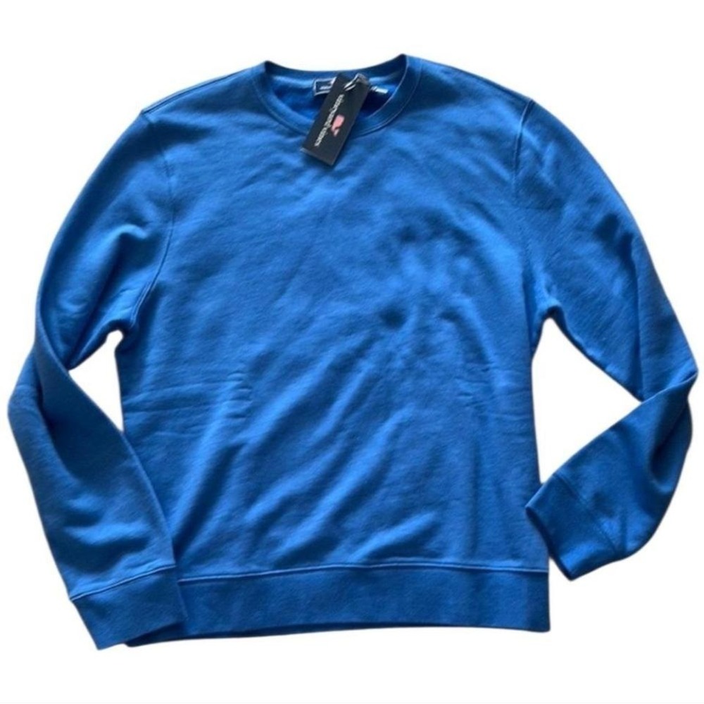 Vineyard Vines Men's Kingfisher Blue‎ Sweat Shirt Size Medium New